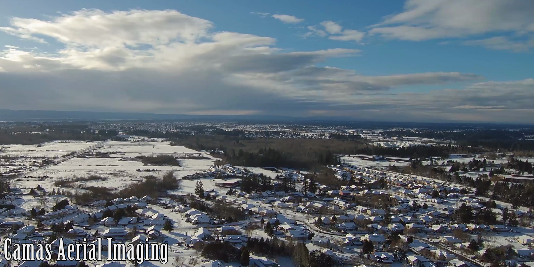 Camas, WA, winter day